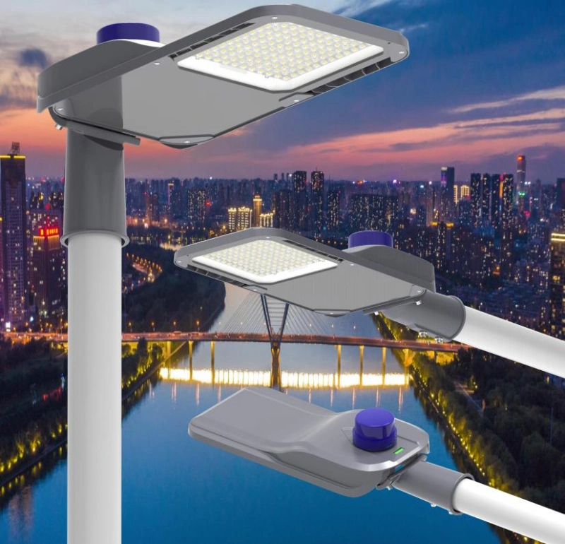 IP66 Ik10 150W 200W Anti-Glare Road Luminaire 1-10V Dimmable LED Area &amp; Perimeter Lighting